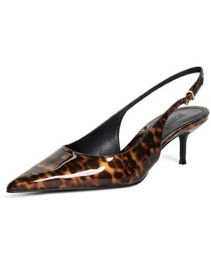 SCHUTZ SHOES Paola Mid Casual Heels - Black