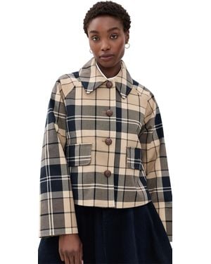 Barbour Delilah Checked Showerproof Jacket - Multicolor
