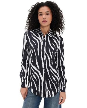 BruceGlen Button Up Blouse - Black