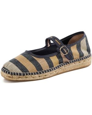 Naguisa Peonia Mary Jane Espadrilles - Black
