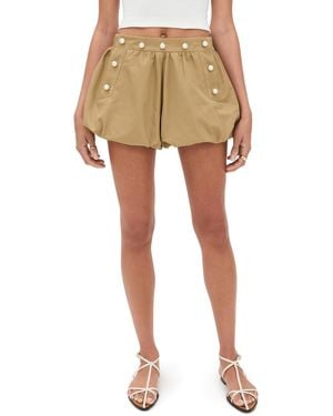 Sea Suzette Sportswear Bubble Shorts - Natural