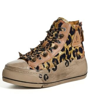 R13 Kurt High Top Sneakers - Brown