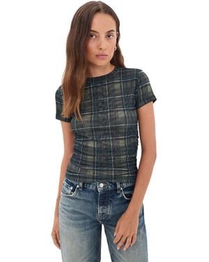 Madewell Ruched Mesh Tee - Multicolor