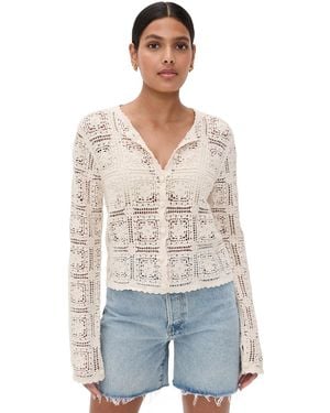 FRAME The Crochet Cardi - Blue