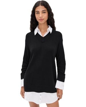 Cinq À Sept Collar Santina Dress - Black