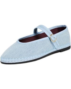 Flabelus Pierre Light Denim Mary Jane Falts - Blue