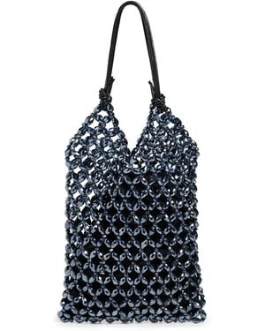 STAUD Karla Beaded Bag - Black