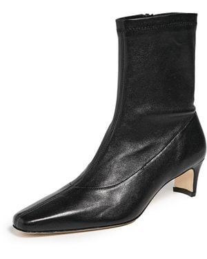 STAUD Wally Sock Ankle Boots - Black