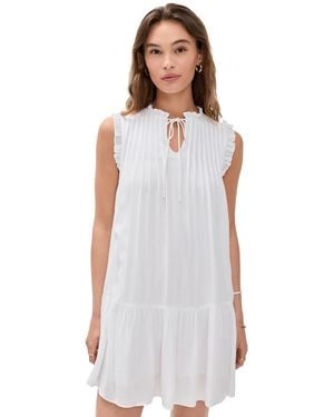 Playa Lucila Tie Neck Dress - White