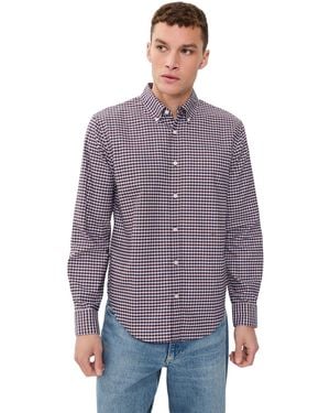 Rag & Bone Classic Oxford Shirt - Purple