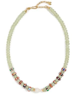 Mayamar Cleo Beaded Necklace - White