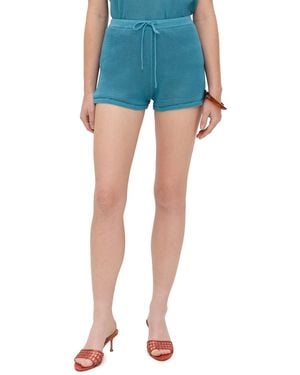 STAUD Samara Shorts - Blue