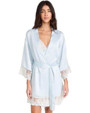 Flora Nikrooz Rosa Charmeuse Kimono - White