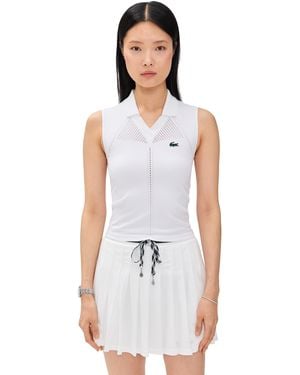 Lacoste Heritage Active Top - White