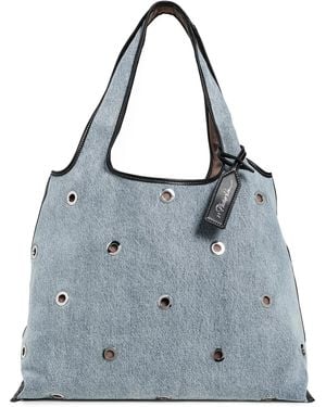 3.1 Phillip Lim Denim Market Tote With Grommets - Blue
