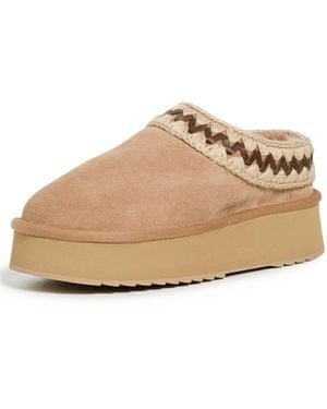 Mou Platform Clogs - Natural