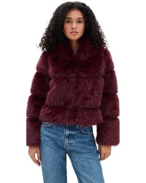 Apparis Sai Sable Coat - Red