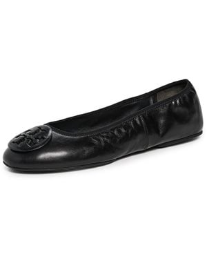 Tory Burch Reva Travel Ballet Flats - Black