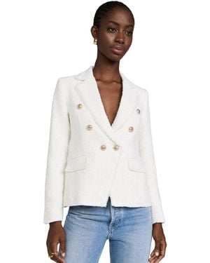 Generation Love Eliza Tweed Blazer - White