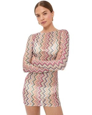 Missoni Long Sleeve T-Shirt Dress - Multicolor