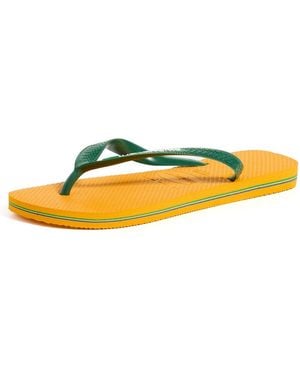 Havaianas Brazil Logo Sandals - Yellow