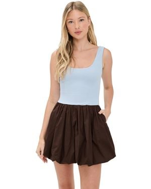 Le Bos Piper Combo Dress - Black