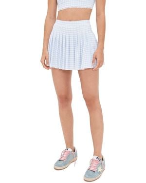 LoveShackFancy Dancia Skirt - Blue