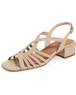 Naguisa Raco Woven Sandals - White