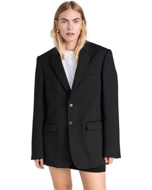 Wardrobe NYC Closet. Nyc Oversize Single Breasted Blazer - Black