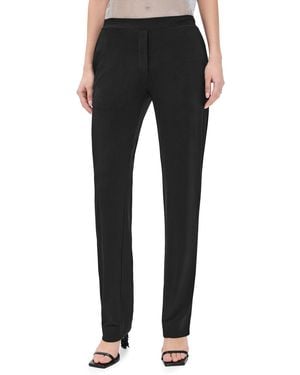 Norma Kamali Flat Front Pants - Black