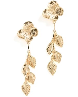 Shashi Louise Earrings - Metallic