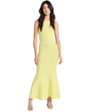 AKNVAS Amelie Cotton Knit Dress - Yellow