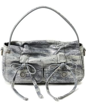 Acne Studios Multipocket Micro Crossbody Dirty Snow Bag - Grey