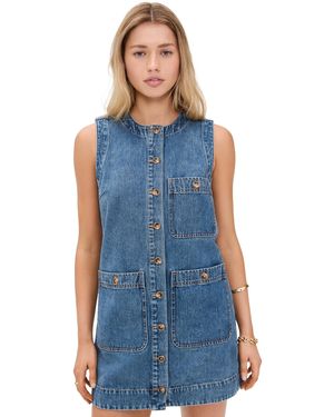 Veronica Beard Oakley Shift Dress - Blue