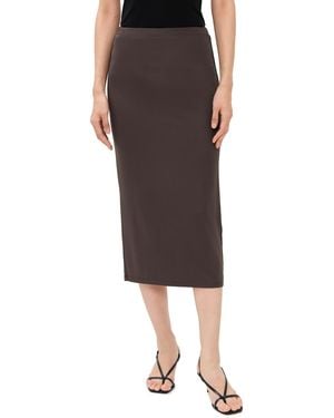 GOOD AMERICAN Matte Jersey Midi Pencil Skirt - Black