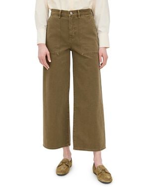 La Ligne The Patch Pocket Izzie Jeans - Green