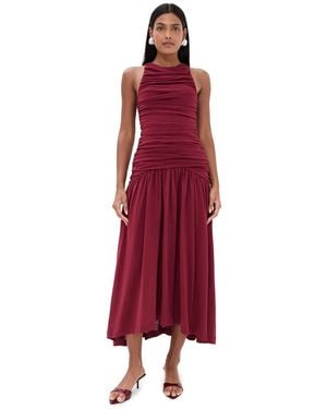 BITE STUDIOS Evidente Shoulder Dress - Red