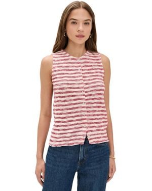 Madewell Crew Neck Sweater Vest - Red