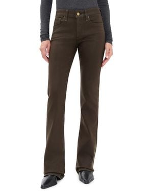 Rag & Bone Flexi Kinsley Low Rise Full Bootcut Jeans - Black