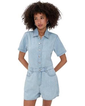 DL1961 Dl Aura Montauk Denim Romper - Blue