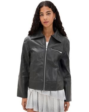 Madison The Label Axel Faux Leather Jacket - Black