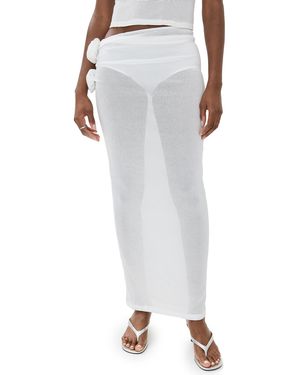 Lioness Soul Mate Maxi Skirt - White