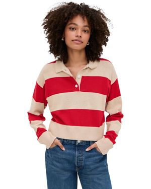 Le Jean Cotton Cashmere Polo - Red