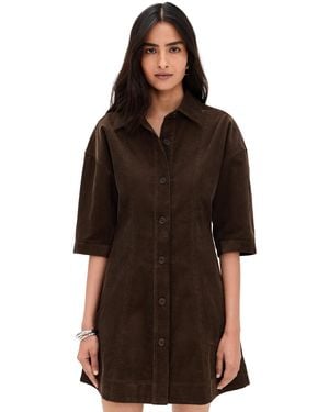 Apiece Apart Luz Mini Dress - Brown