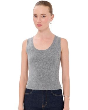 3.1 Phillip Lim Wool Cashmere Blend Scoop Neck Tank - Gray