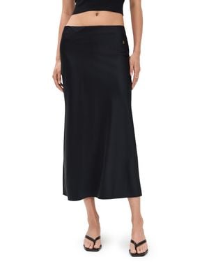 ÉTERNE Camila Midi Skirt - Black