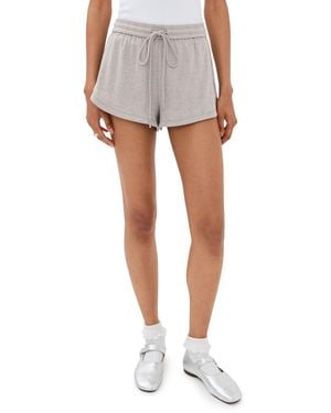 Le Bos Valerie Pointelle Shorts - White