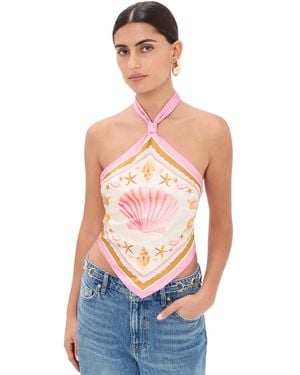 retroféte Jamie Scarf Top - Multicolor