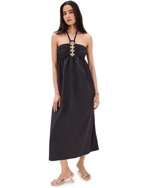 Rails Palazzo Halter Dress - Black