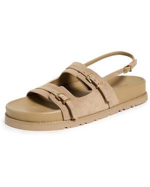 Jonathan Simkhai Carey Suede Sport Sandals - White